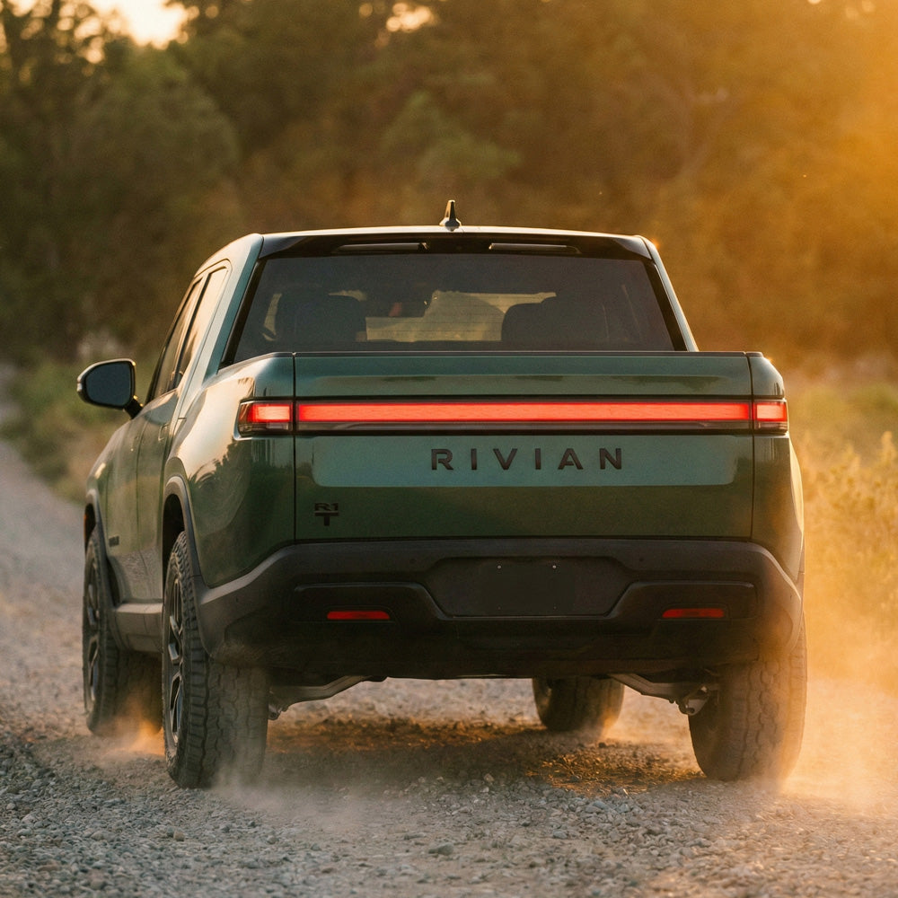 Rivian Trim Chrome Delete, Badge Blackout and Brake Caliper Customization