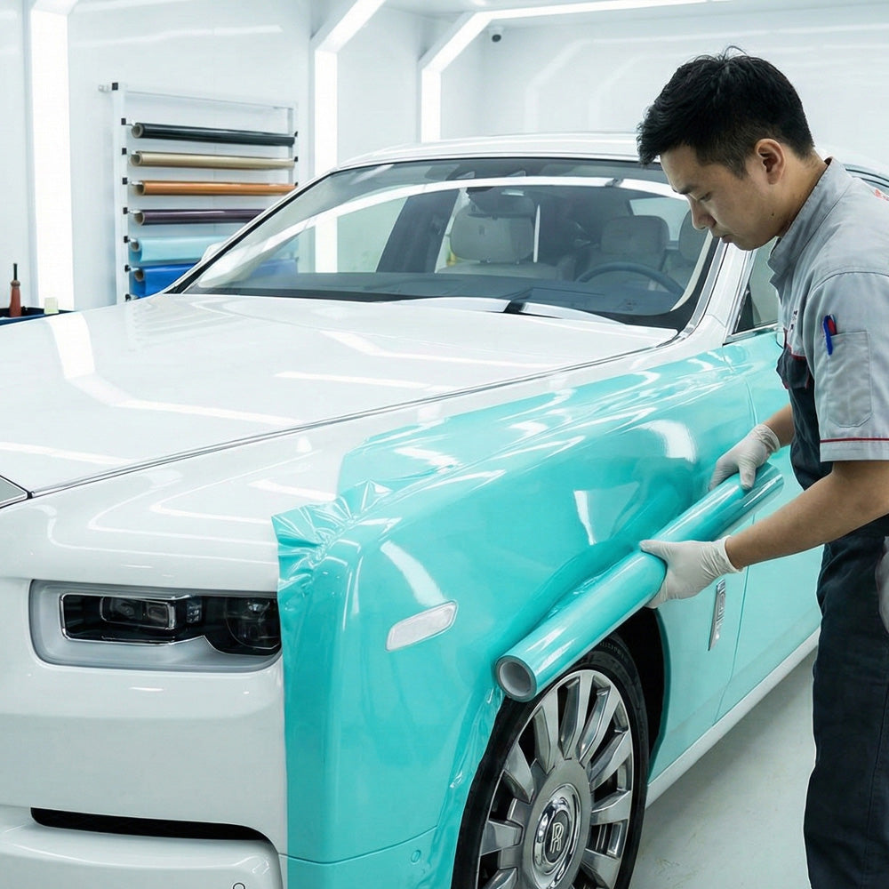 Rolls-Royce TOProtect Color Change Paint Protection Film Installation - Los Angeles