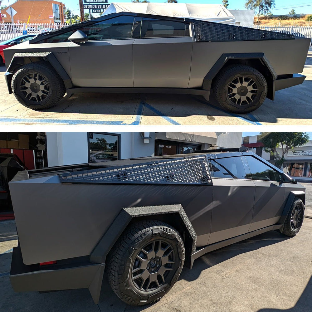 Tesla Cybertruck Side Sail Panel MOLLE Rack System | Sticker City
