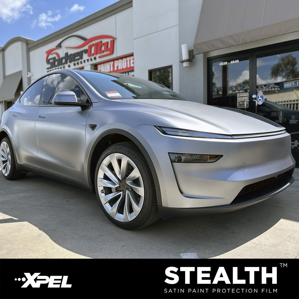 XPEL Tesla Paint Protection Film PPF Clear Bra Installation Los Angeles Model 3 Y S X Cybertruck