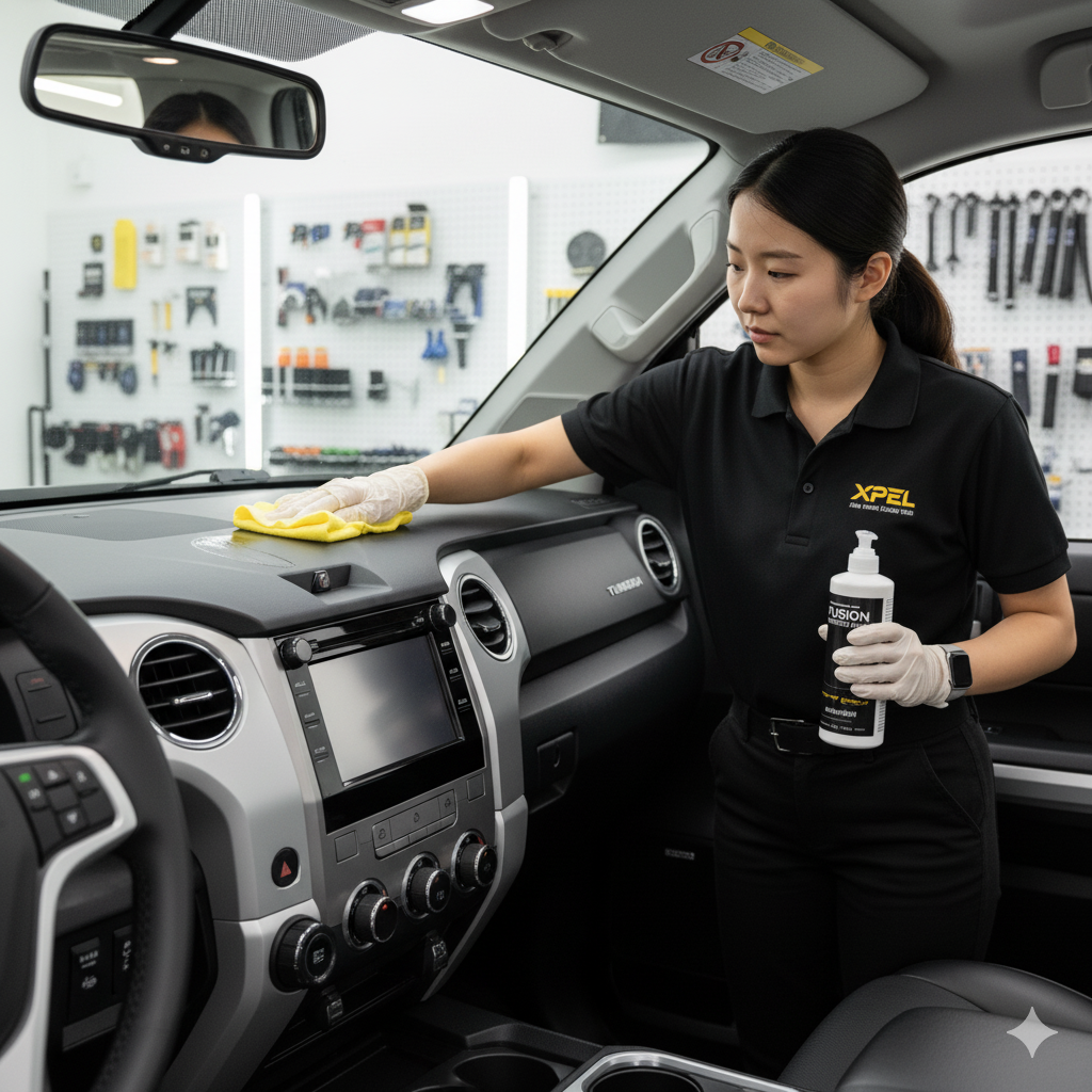 Toyota Ceramic Coating Application in Los Angeles | XPEL Fusion Plus