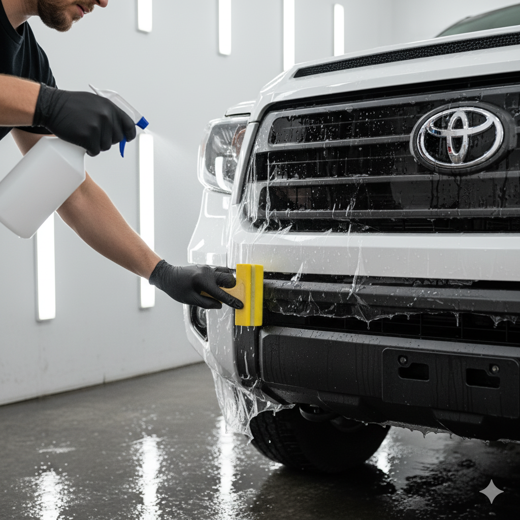 XPEL Toyota Paint Protection Film PPF Clear Bra Installation Los Angeles